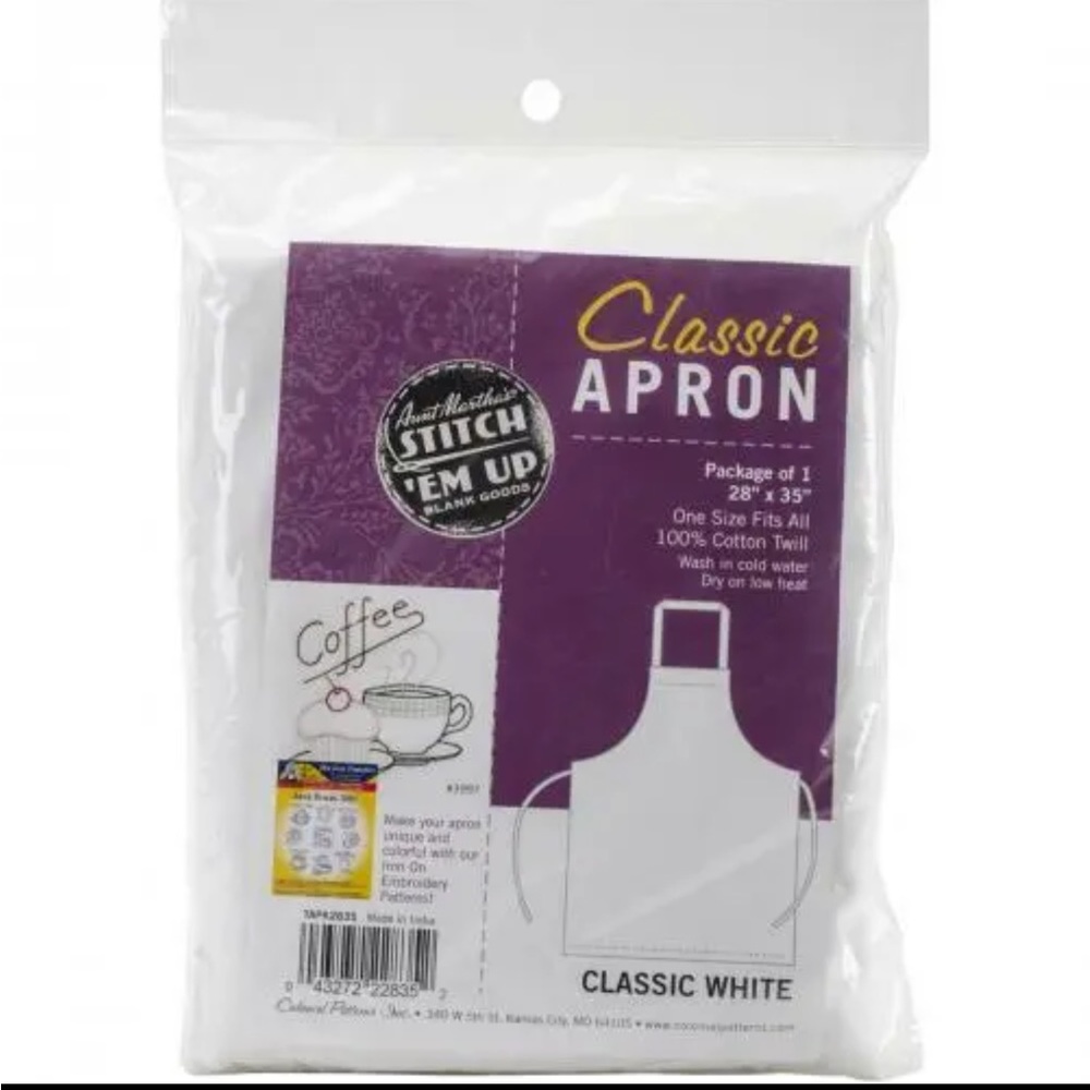Classic White Apron